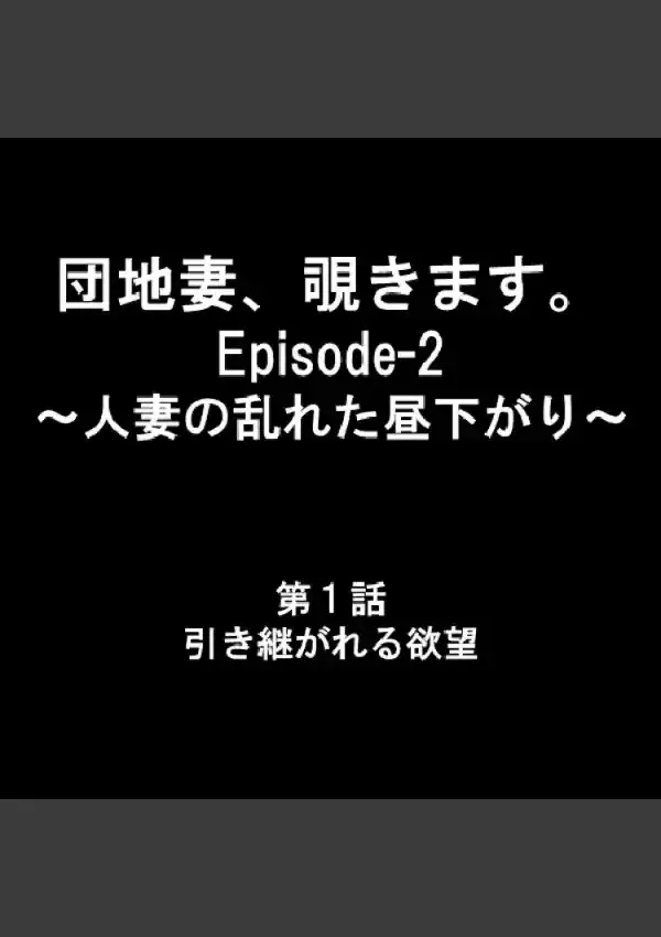 団地妻、覗きます。Episode-2 〜人妻の乱れた昼下がり〜 11