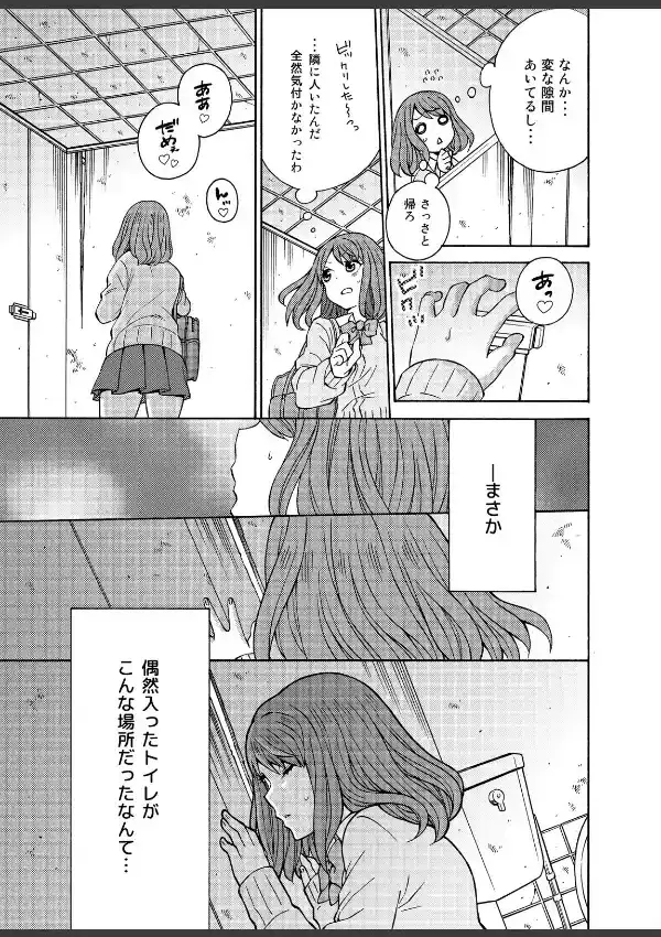 公園トイレのノゾキ穴〜いつでもヤれちゃうJK付き！ （1）3
